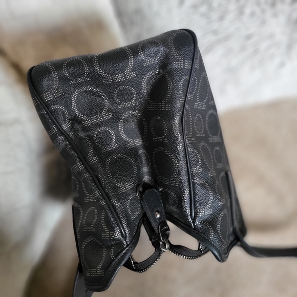 Salvatore Ferragamo Gancini Pattern Tote Bag Handbag Coated canvas - Picture 11 of 12